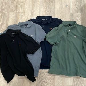 Mens Pack of Abercrombie & Fitch Polo - Large